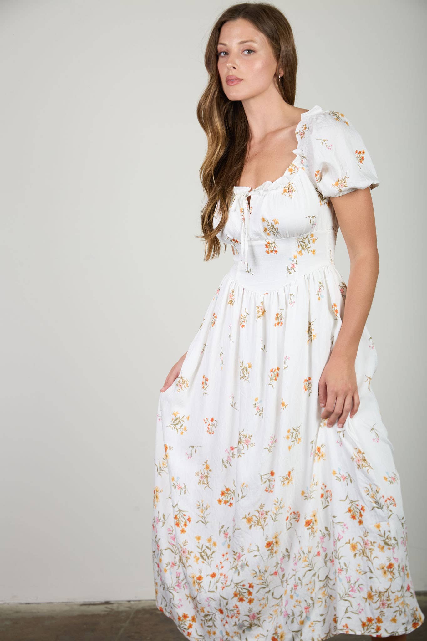 FLORENCE GARDEN MIDI DRESS