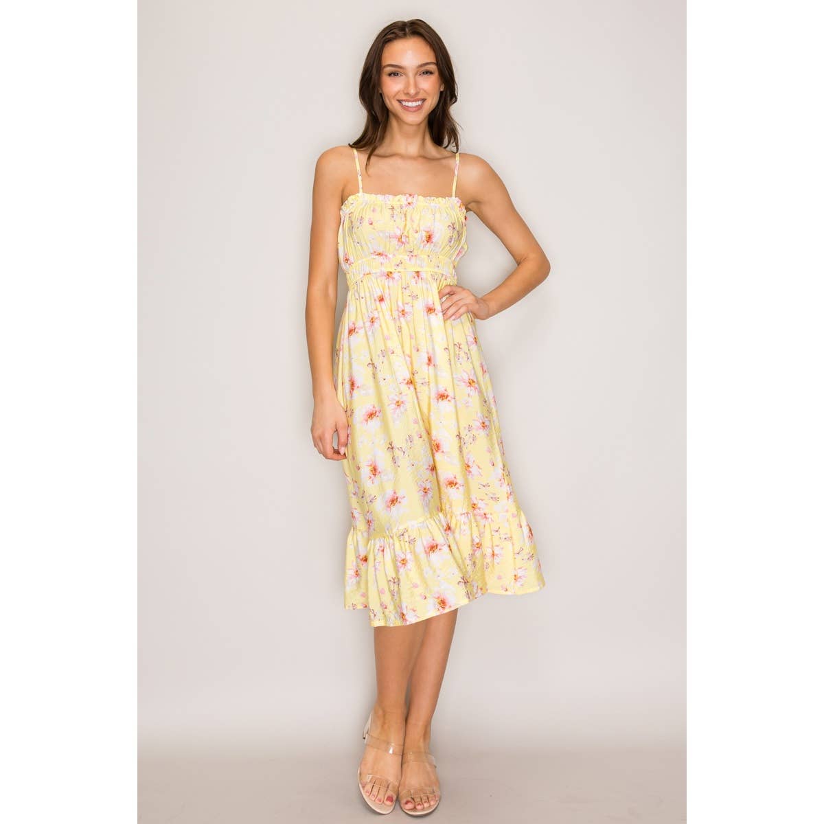 BUTTERCREAM BLOSSOM MIDI DRESS