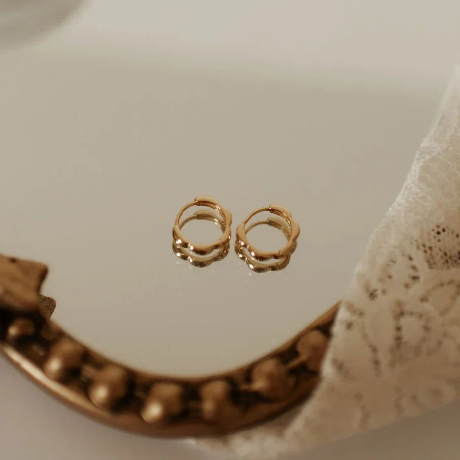 Lola Floral Hoops