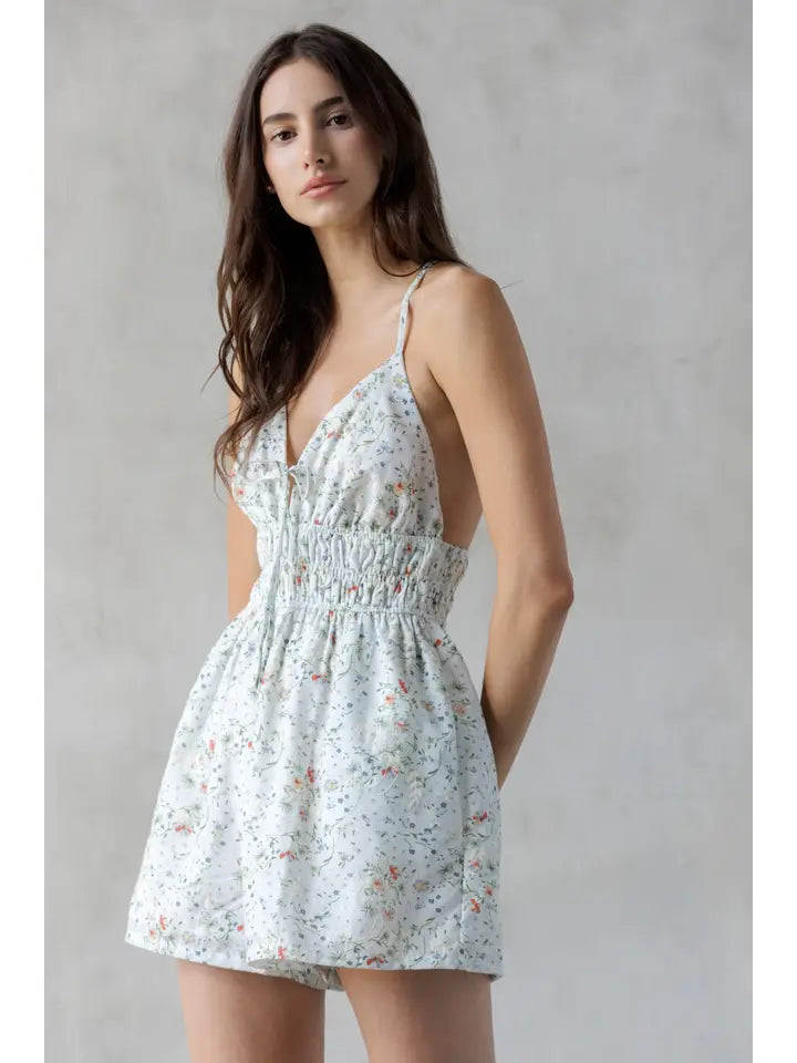 Multi Flowers Romper