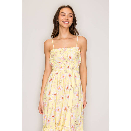 BUTTERCREAM BLOSSOM MIDI DRESS