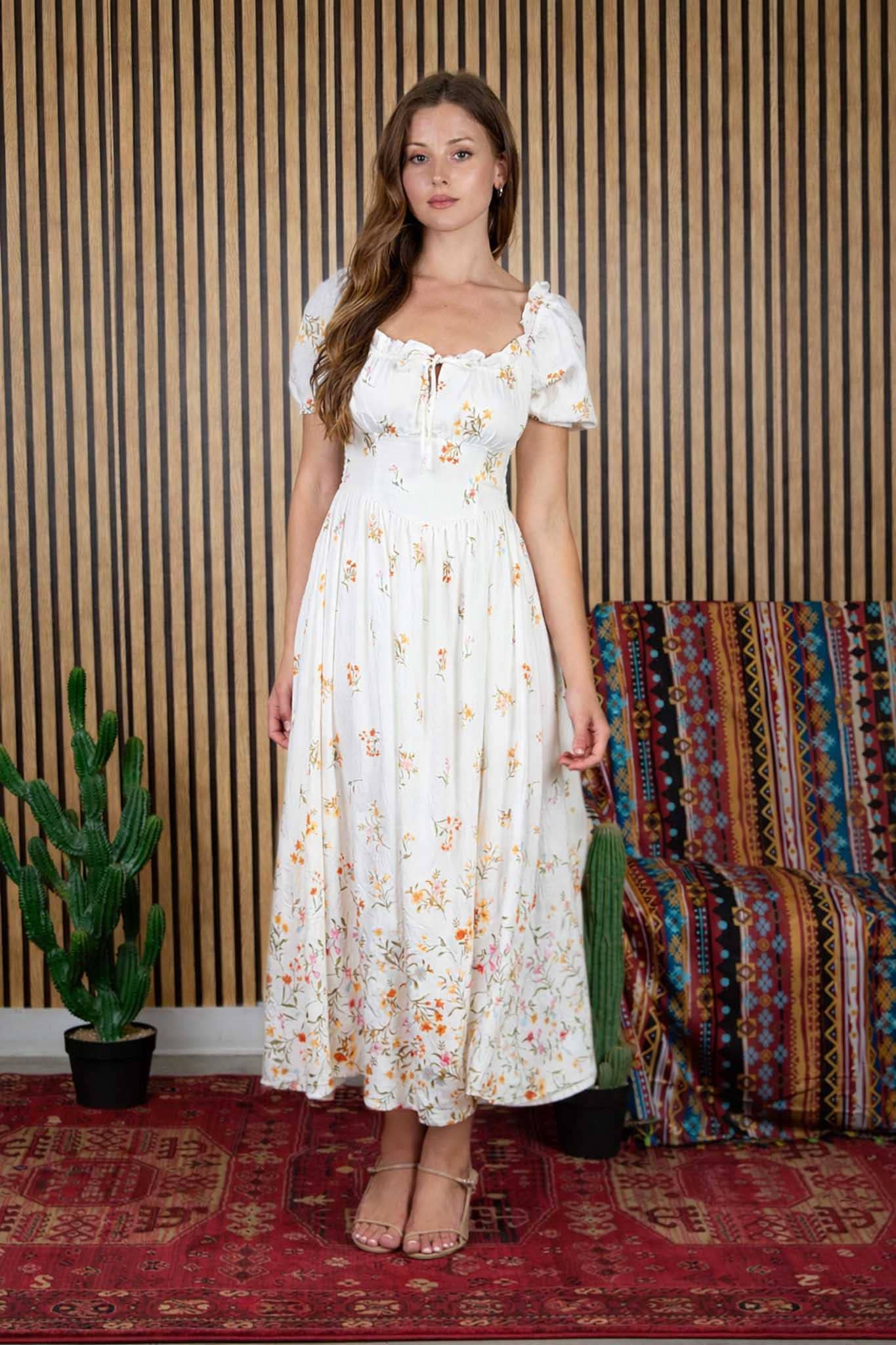 FLORENCE GARDEN MIDI DRESS