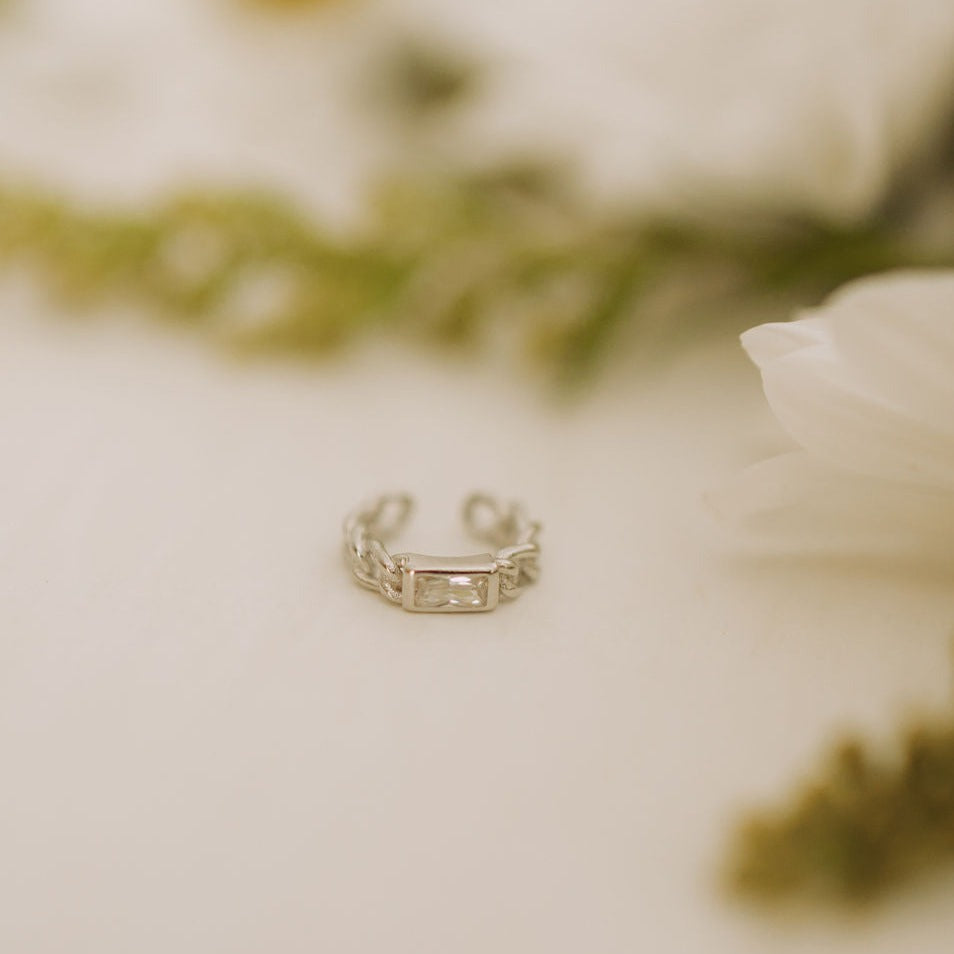 Sophie Baguette Diamond Ear Cuff