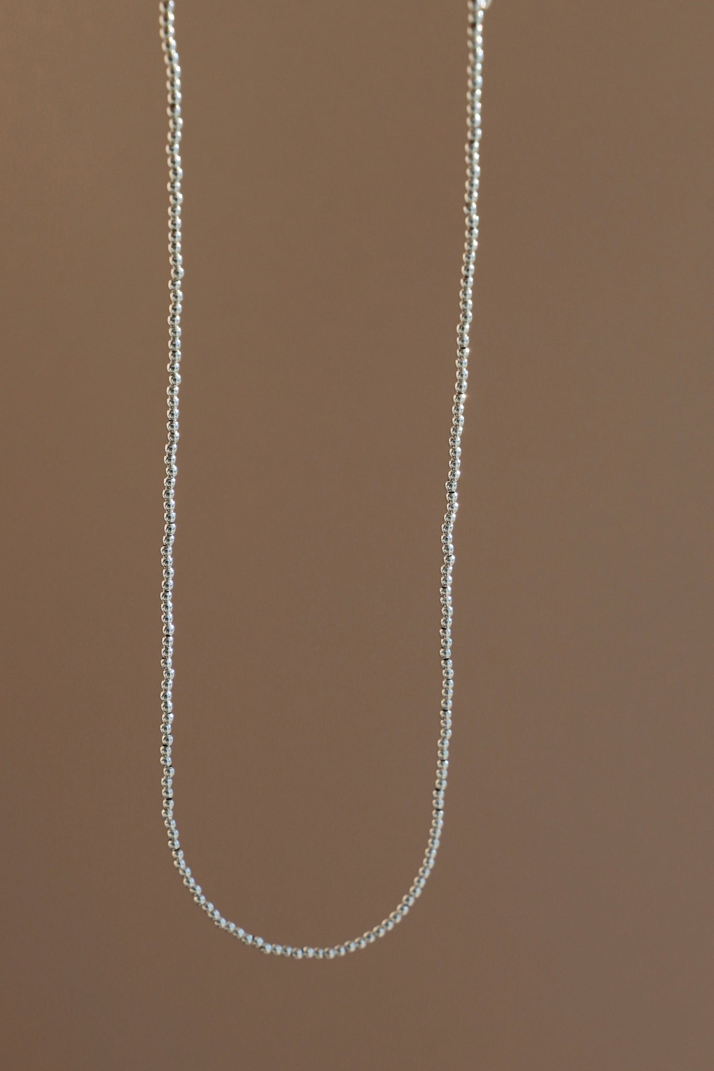SILVER BEADED CHAIN