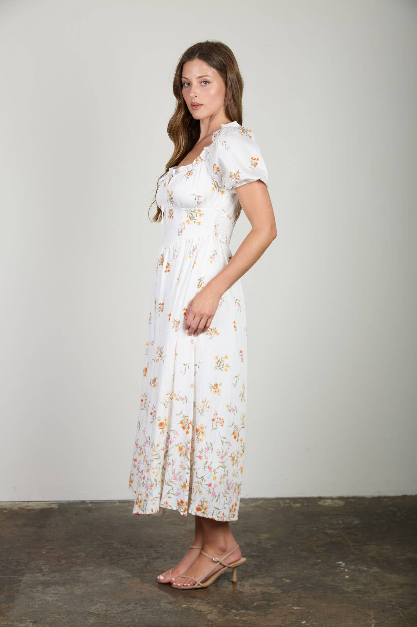 FLORENCE GARDEN MIDI DRESS