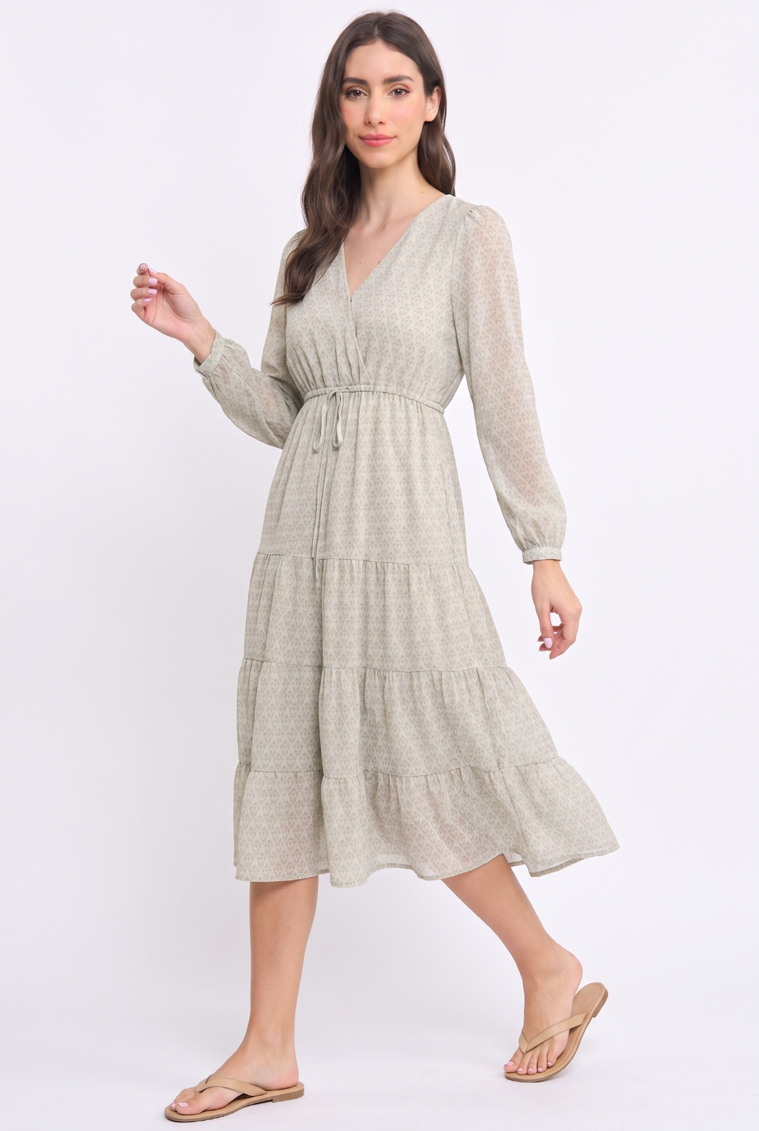 SAGE SERENITY MIDI DRESS