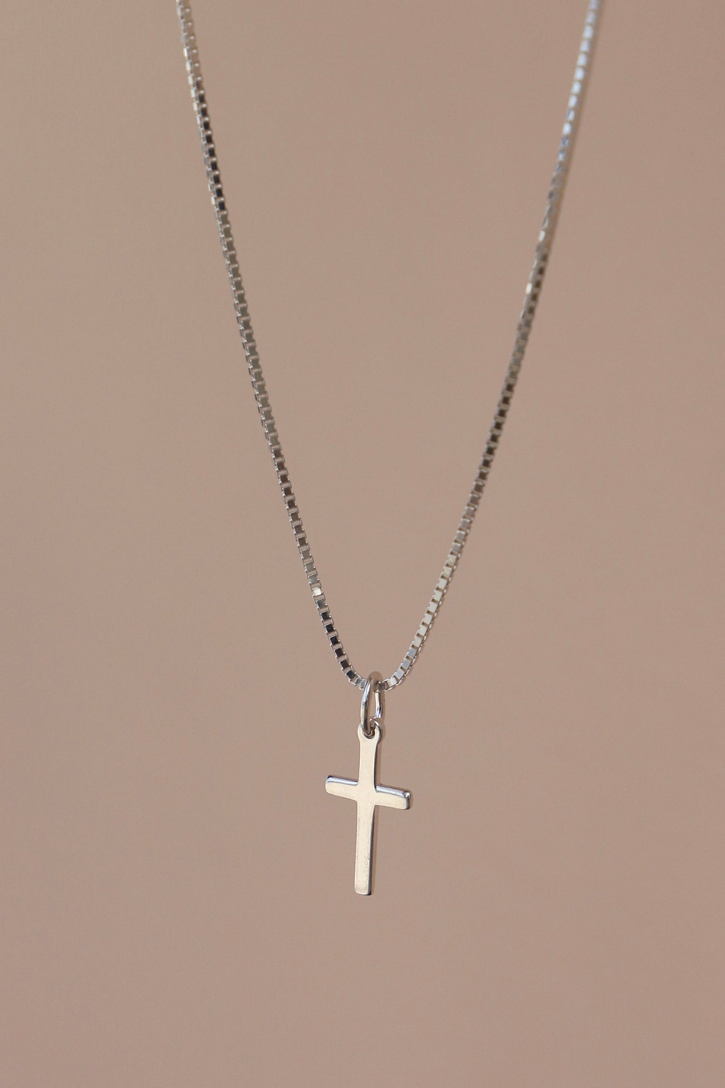 SILVER CROSS CHARM