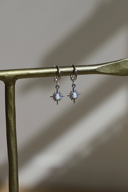 SILVER OPALITE STAR HUGGIES