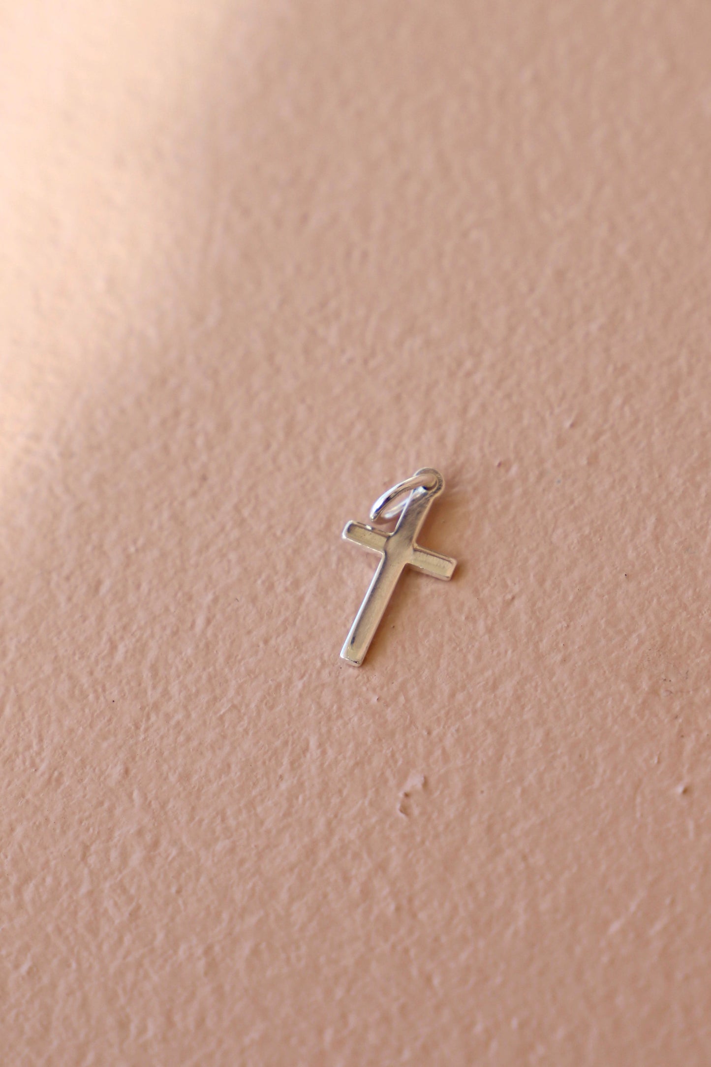 SILVER CROSS CHARM