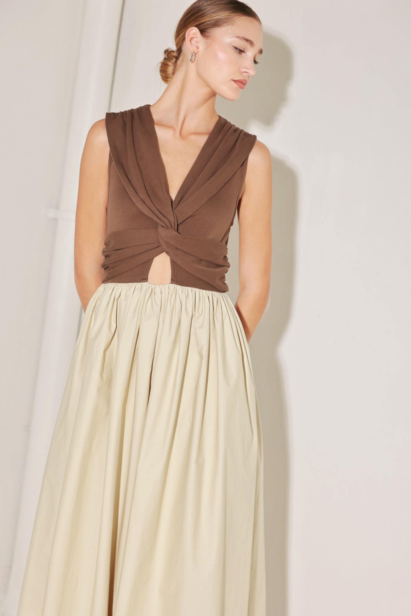 ANGEL VEIL WHITE MIDI DRESS