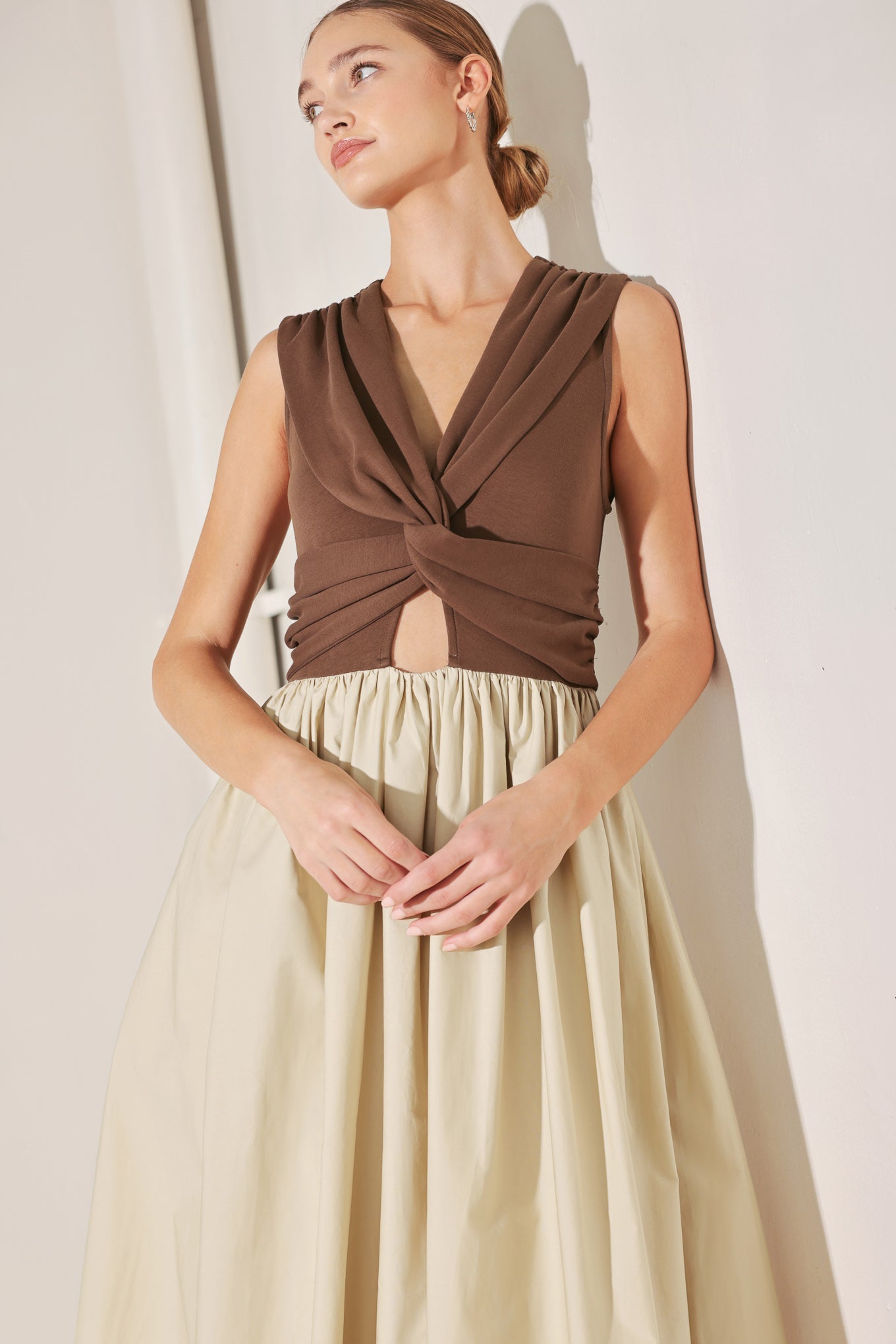 ANGEL VEIL WHITE MIDI DRESS