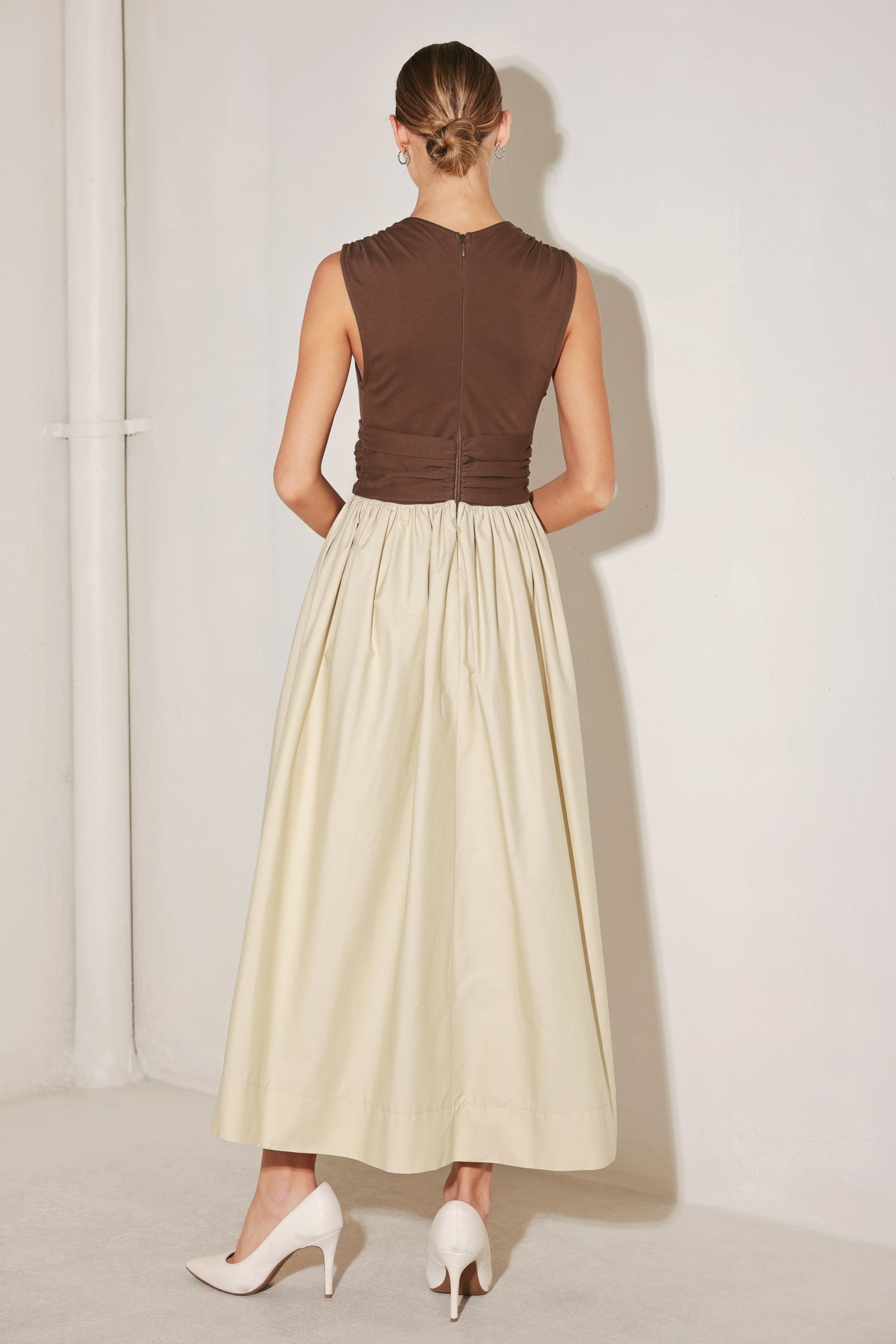 ANGEL VEIL WHITE MIDI DRESS