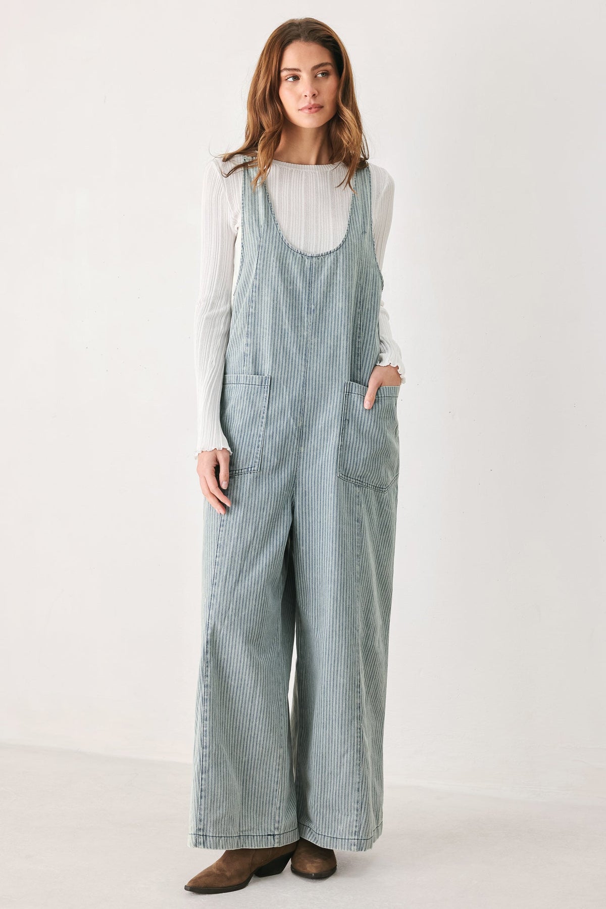 JOURNEY OF LOVE DENIM JUMPSUIT