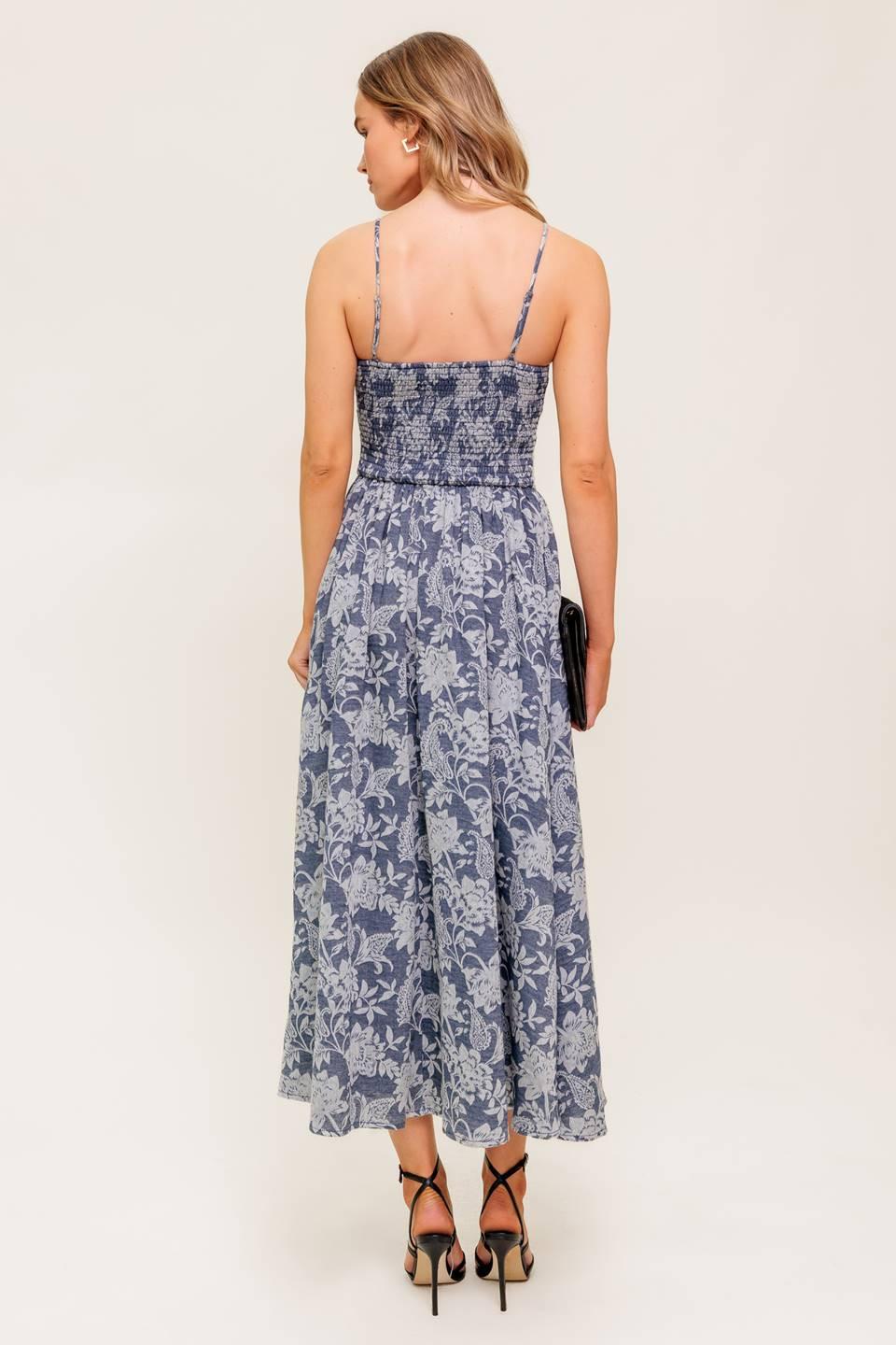 ORDINARY IS OVERRATED WOVEN MIDI DRESS