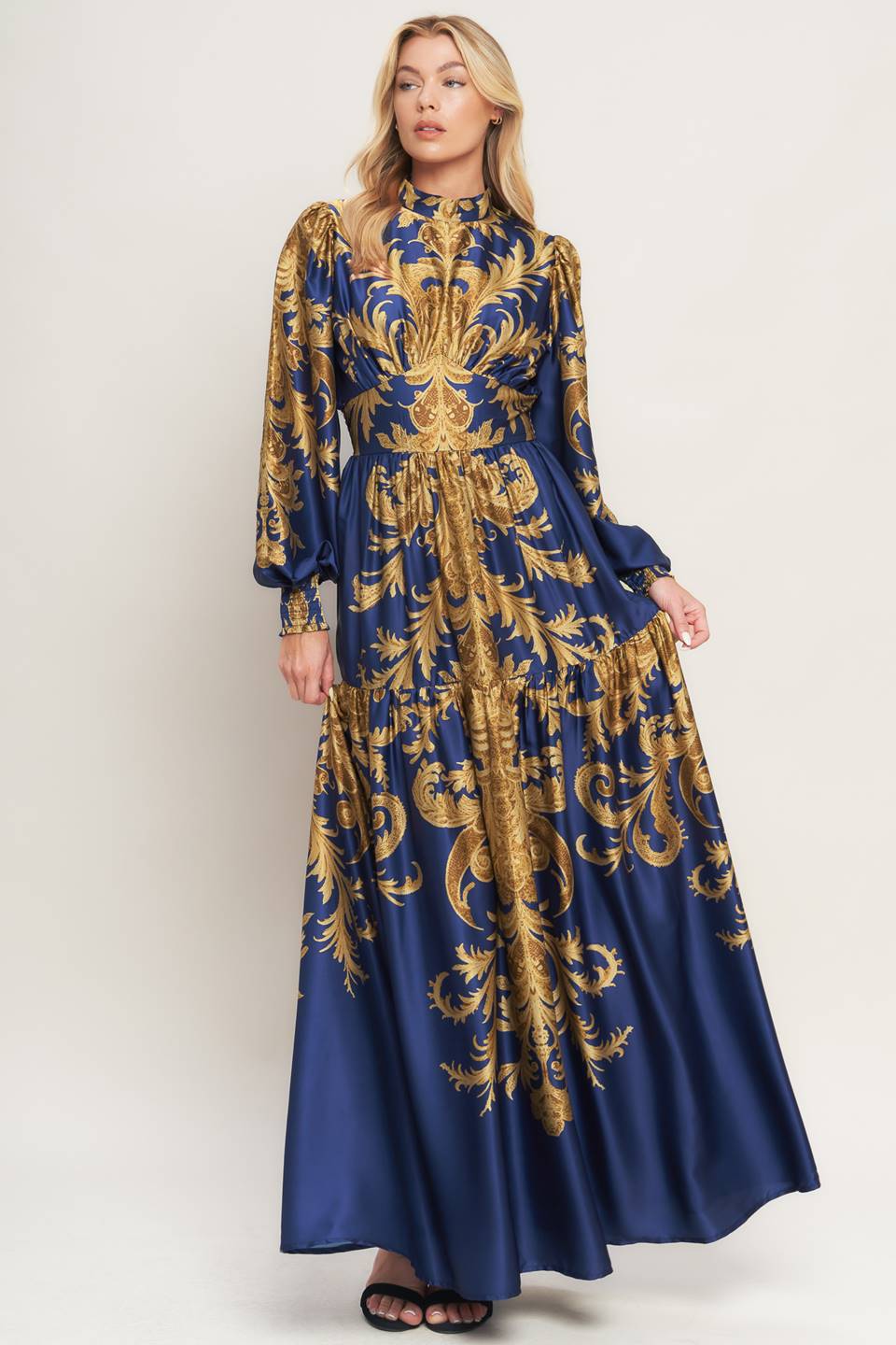 PALACE WALTZ WOVEN MAXI DRESS