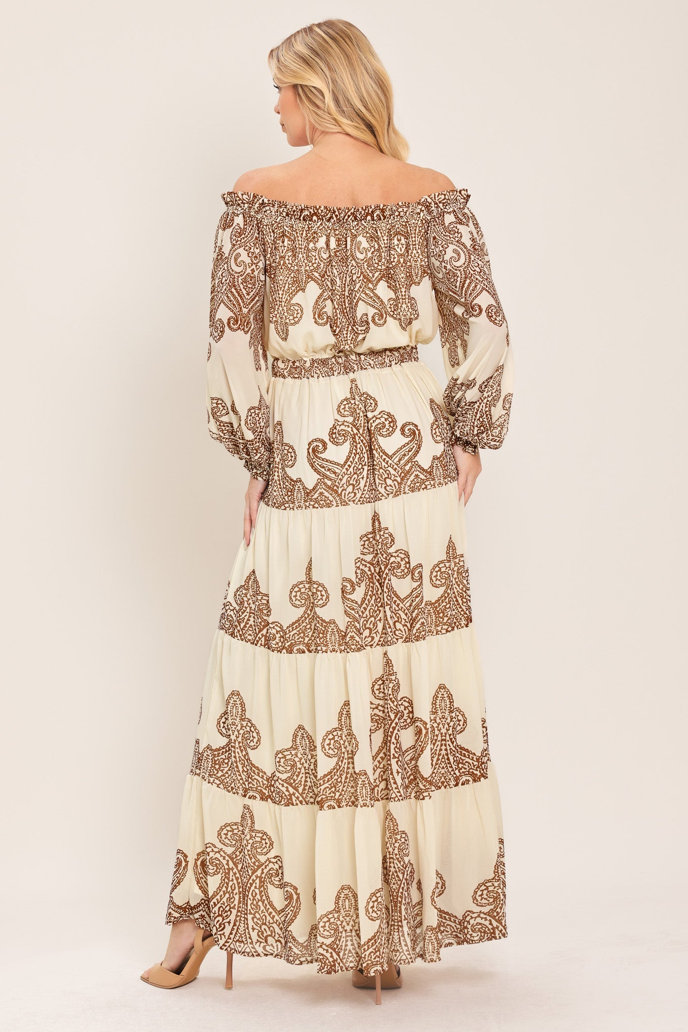 BELLA TERRA WOVEN MAXI DRESS
