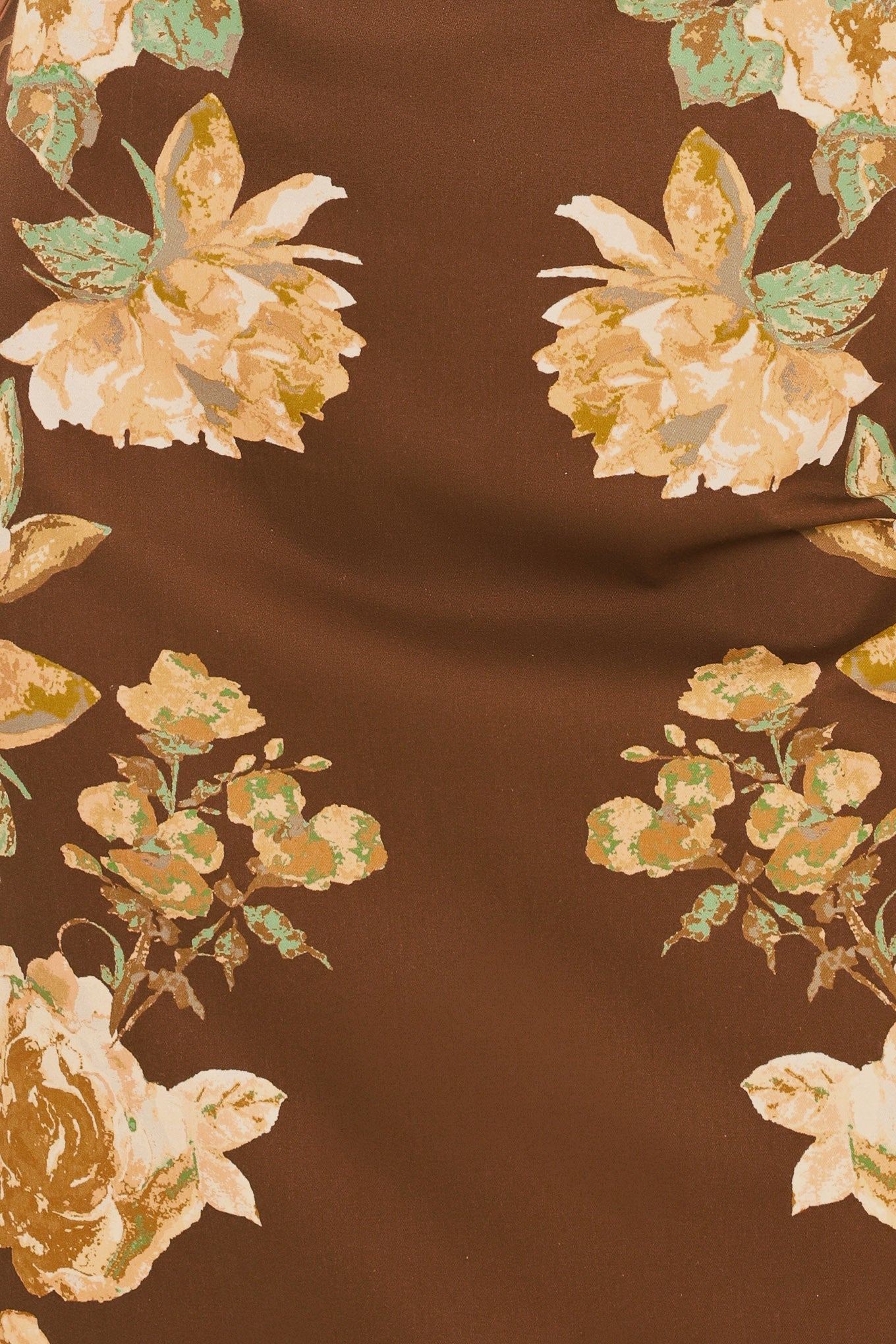 SEPIA FLORA SCULPTURE WOVEN MIDI DRESS