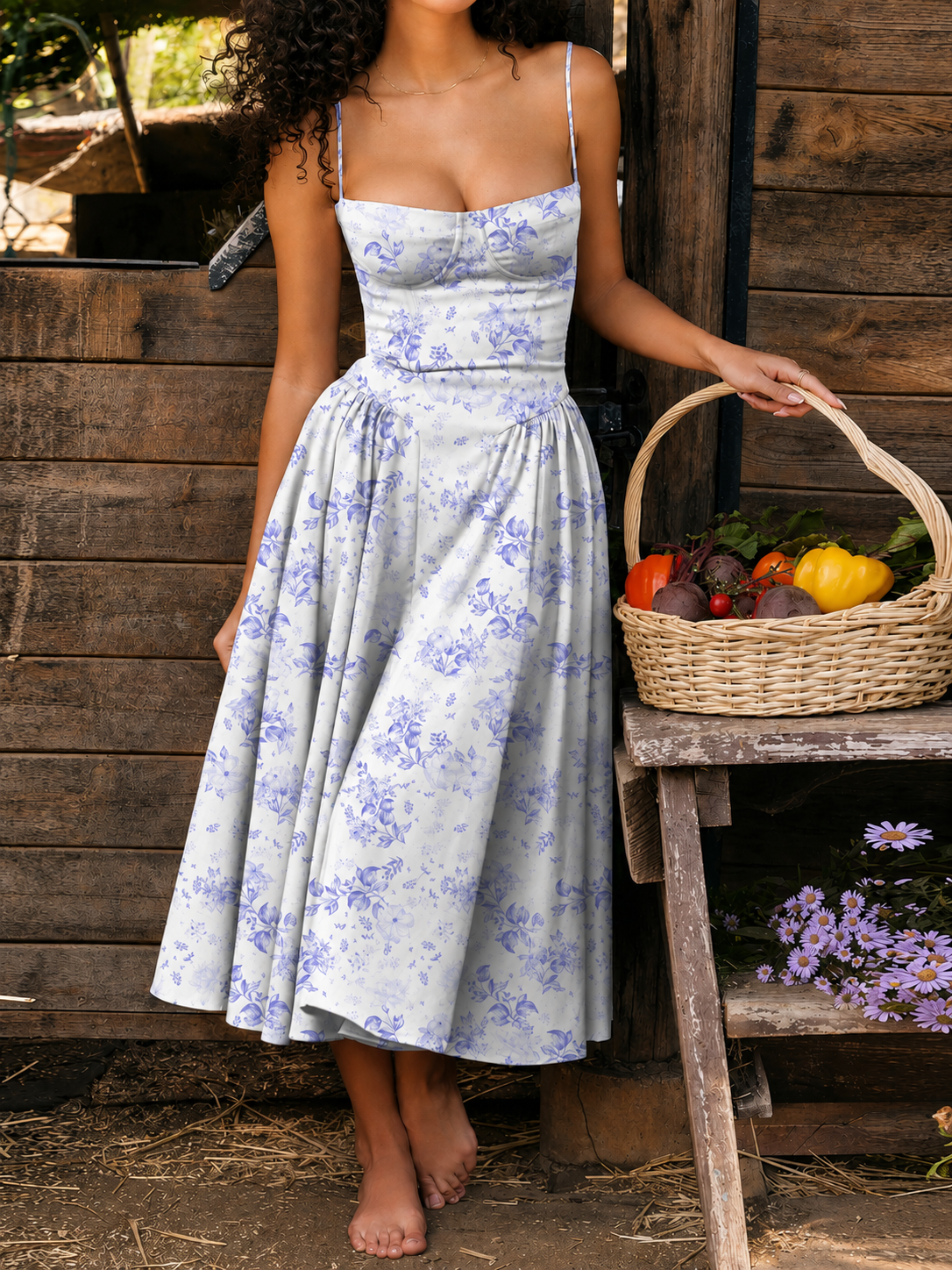 ISABELLA SUN MIDI DRESS