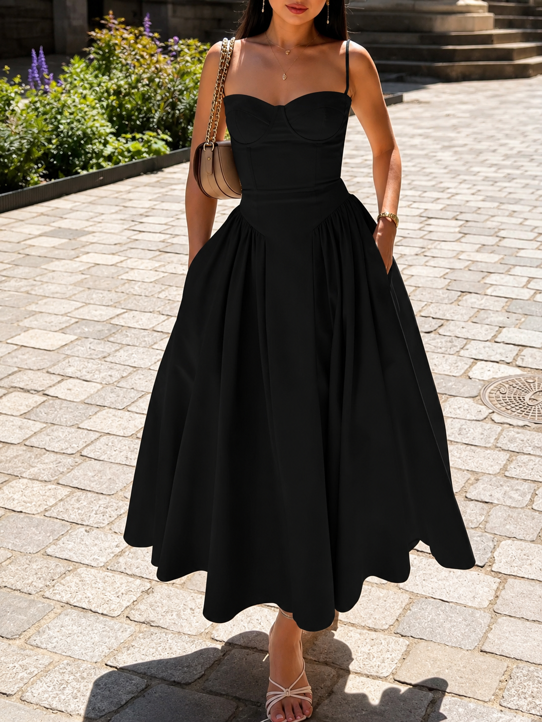 ISABELLA SUN MIDI DRESS