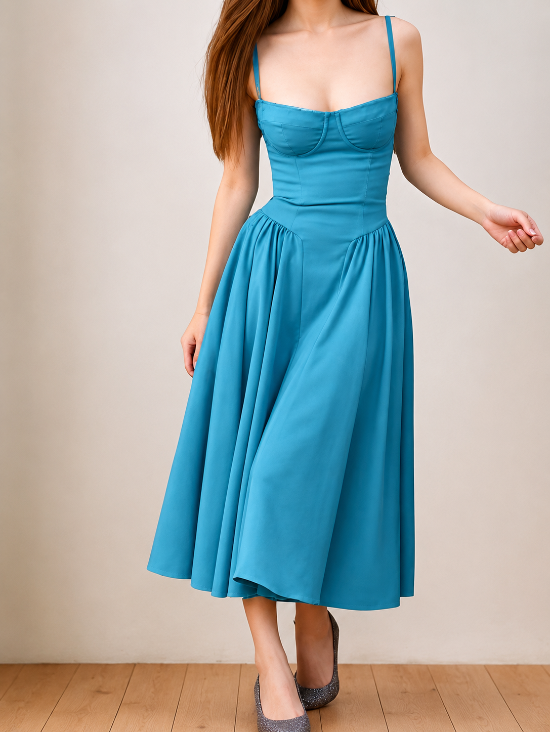 ISABELLA SUN MIDI DRESS