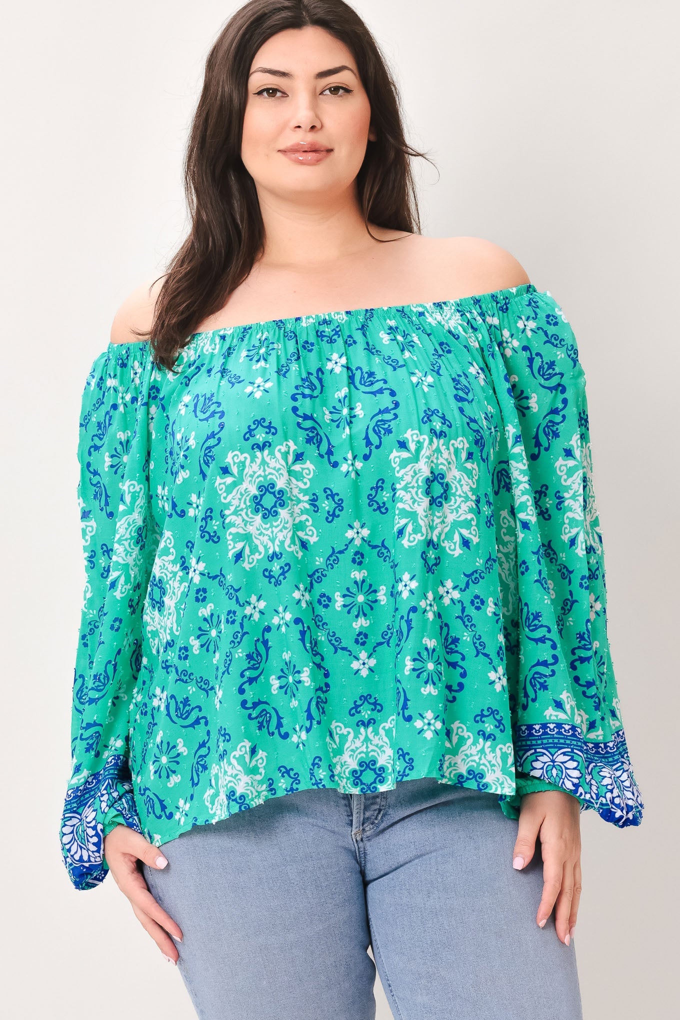 SEND MY LOVE WOVEN TOP
