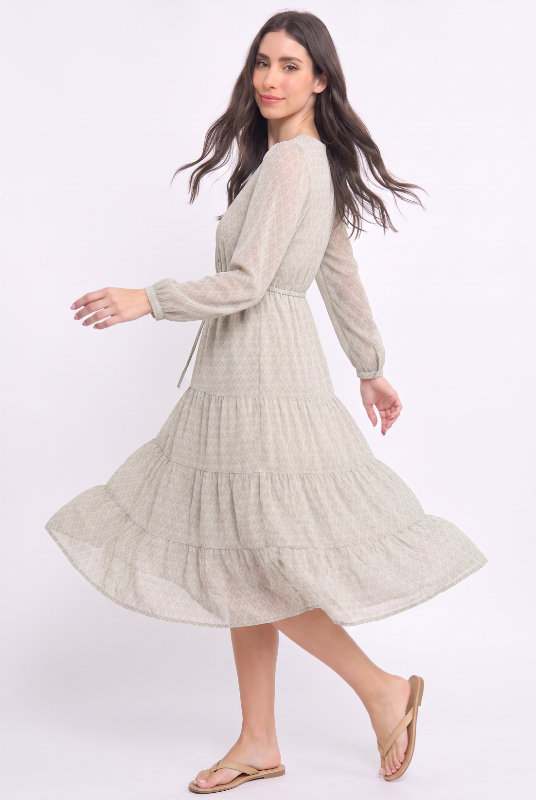 SAGE SERENITY MIDI DRESS