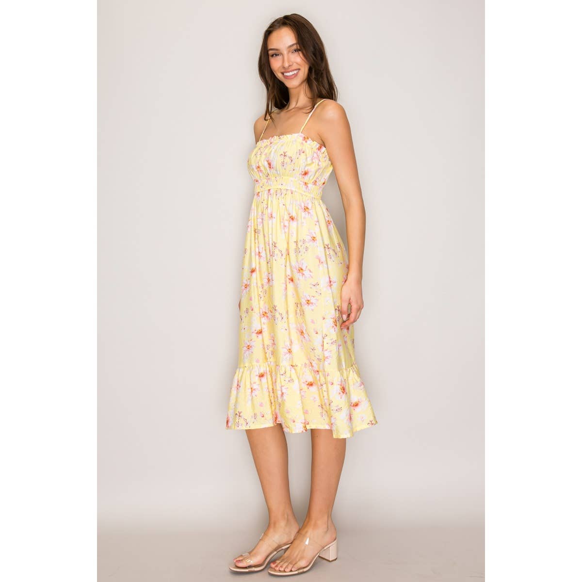 BUTTERCREAM BLOSSOM MIDI DRESS