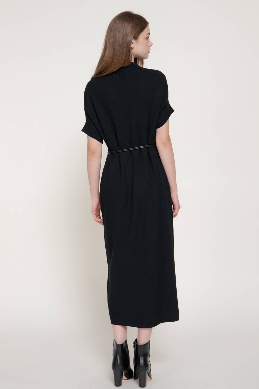 PARIS NOIR MIDI DRESS